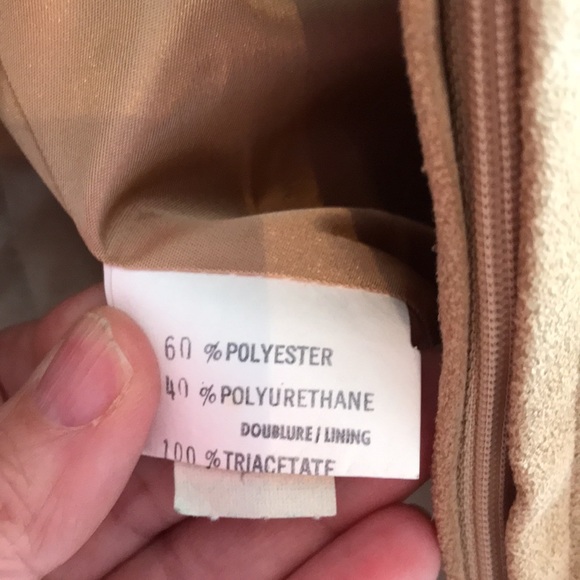 miss Style…of course faux suede jacket and skirt size 6/8 - Picture 5 of 12